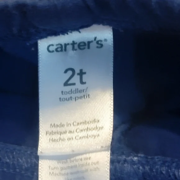 Navy Blue Baby Leggings with Fish Print - Picture 3 of 4